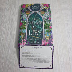 A Dance Of Lies by Brittney Arena Fairyloot Adult Fantasy July 2025